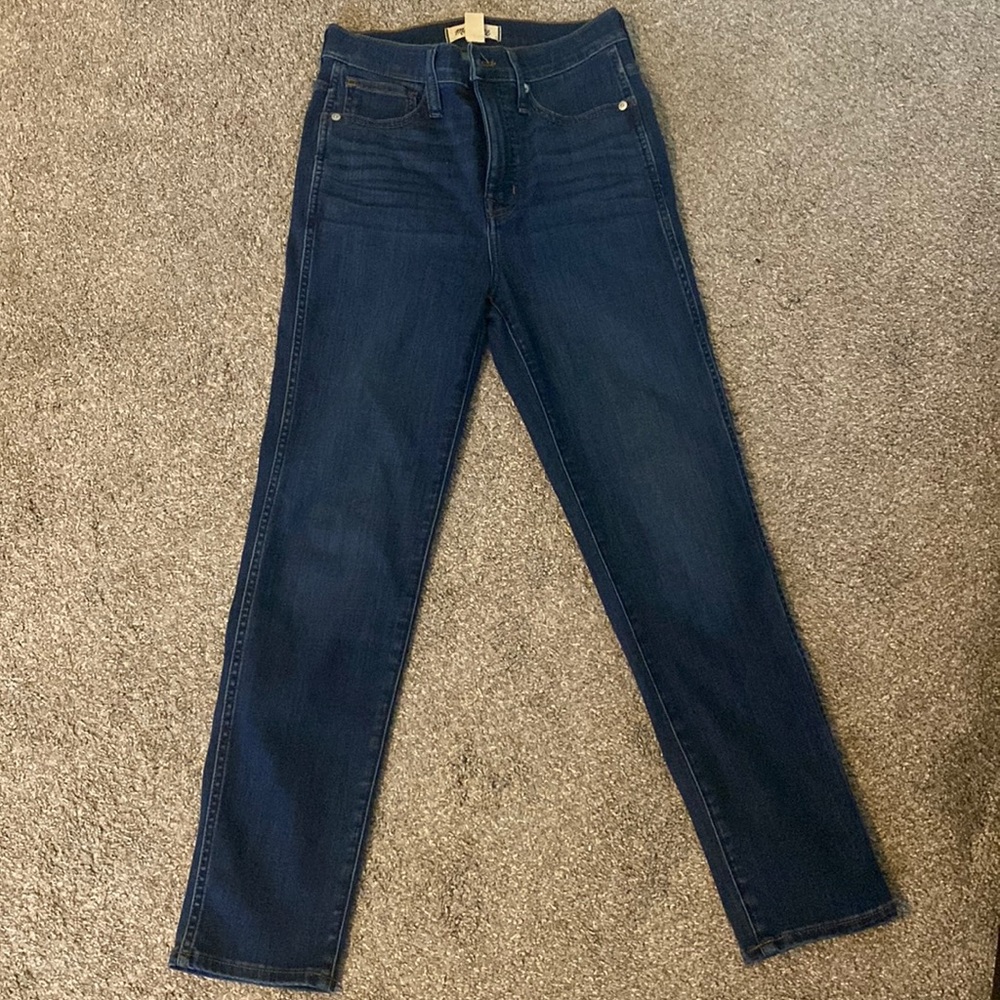Madewell stovepipe jeans stretchy tencel. In Excellent condition!